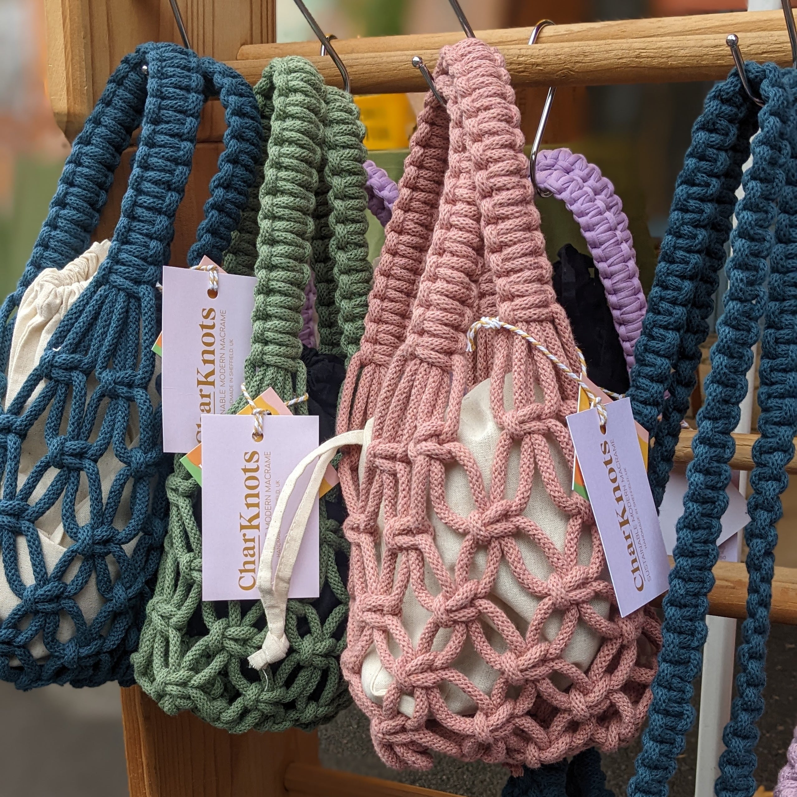 Mini String Market Bag Made From Recycled Cotton Sustainable